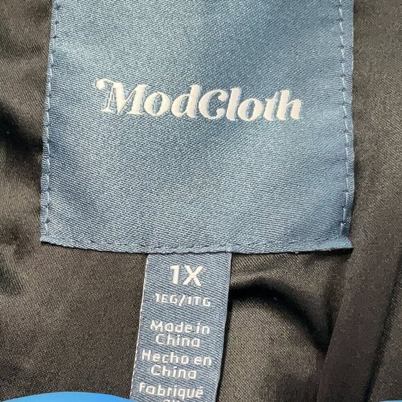 Modcloth "Petals to the Metal" Vegan Leather Moto Jacket - Picture 6 of 7